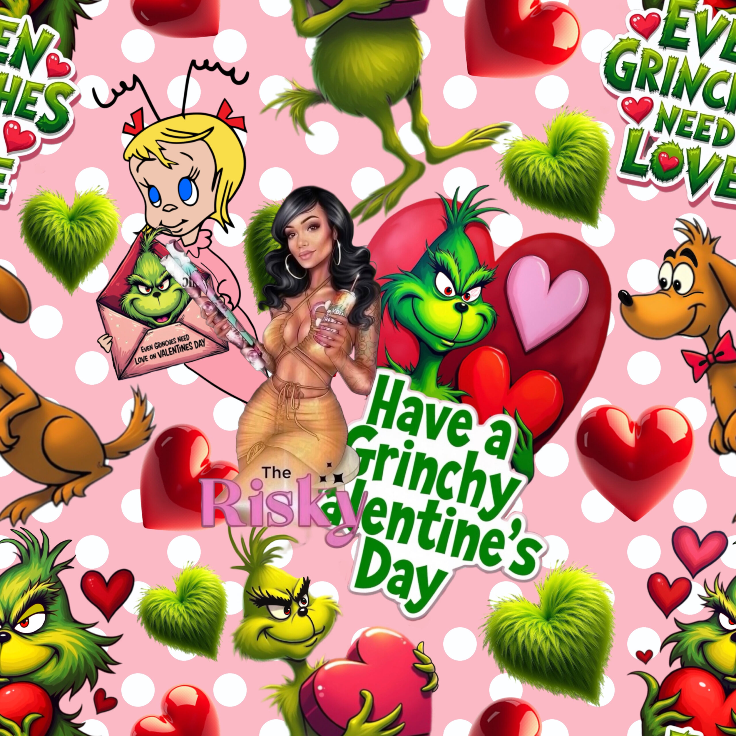 Grinches Need Love (has matching decal available)