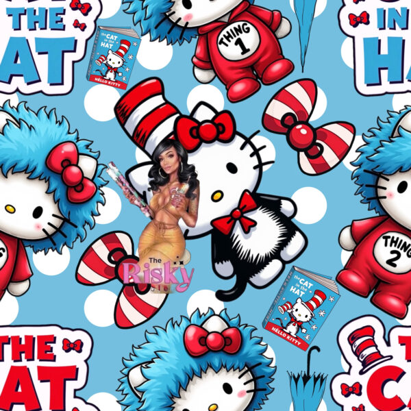Kitty in the Hat (matching decal available)