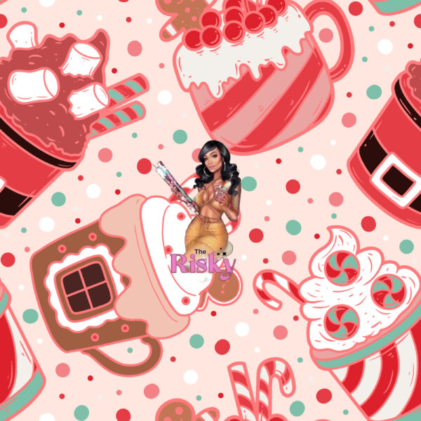 Pink and red cocoa weather (matching decal available)