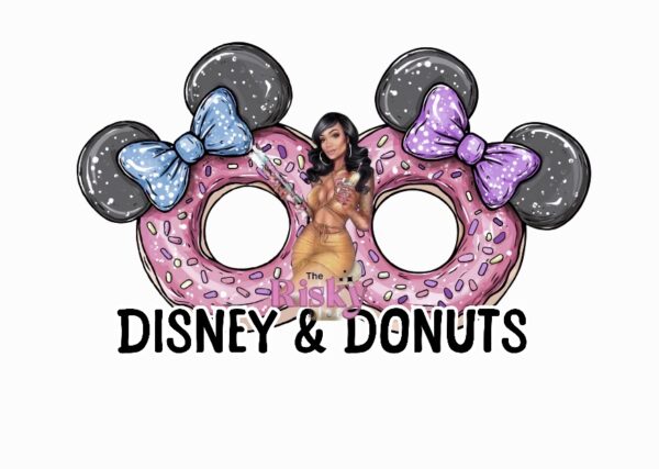 UV DTF Exclusive Disney & Donuts (matching vinyl available)