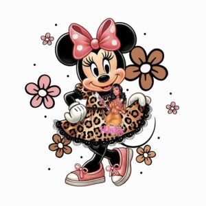 UV DTF Cheetah Minnie (has matching vinyl available)