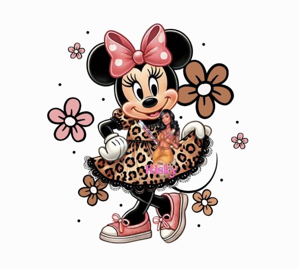 UV DTF Cheetah Minnie (has matching vinyl available)