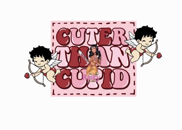 UV DTF Cuter than Cupid (has matching vinyl available)