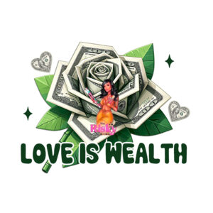 UV DTF Exclusive Love is Wealth (has matching Vinyl available)