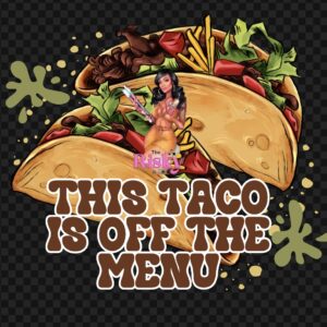 UV DTF Off the Menu (has matching vinyl available)