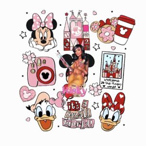 UV DTF Small World Love (has matching vinyl available)