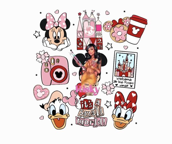 UV DTF Small World Love (has matching vinyl available)