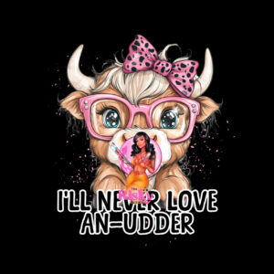 UV DTF Exclusive Mooo (has matching Vinyl available)