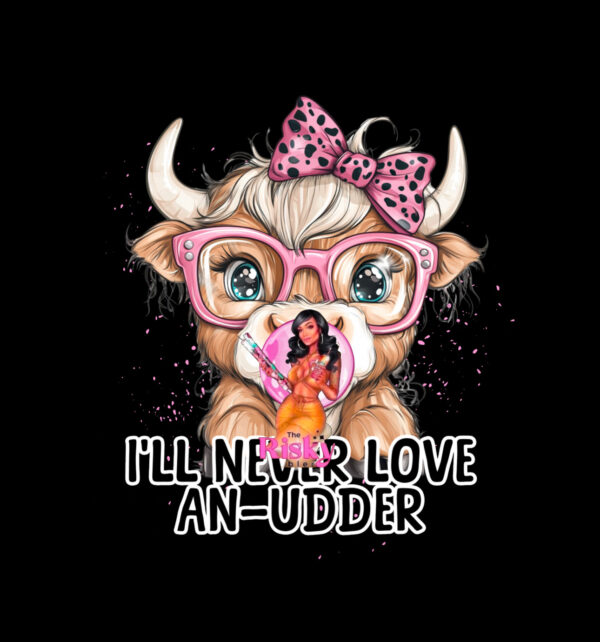 UV DTF Exclusive Mooo (has matching Vinyl available)