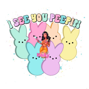 UV DTF Exclusive Pastel Peep (has matching Vinyl available)