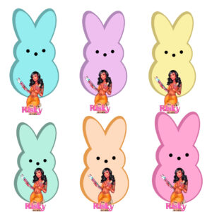 UV DTF Pastel Peeps (Filler set of 6) 2"