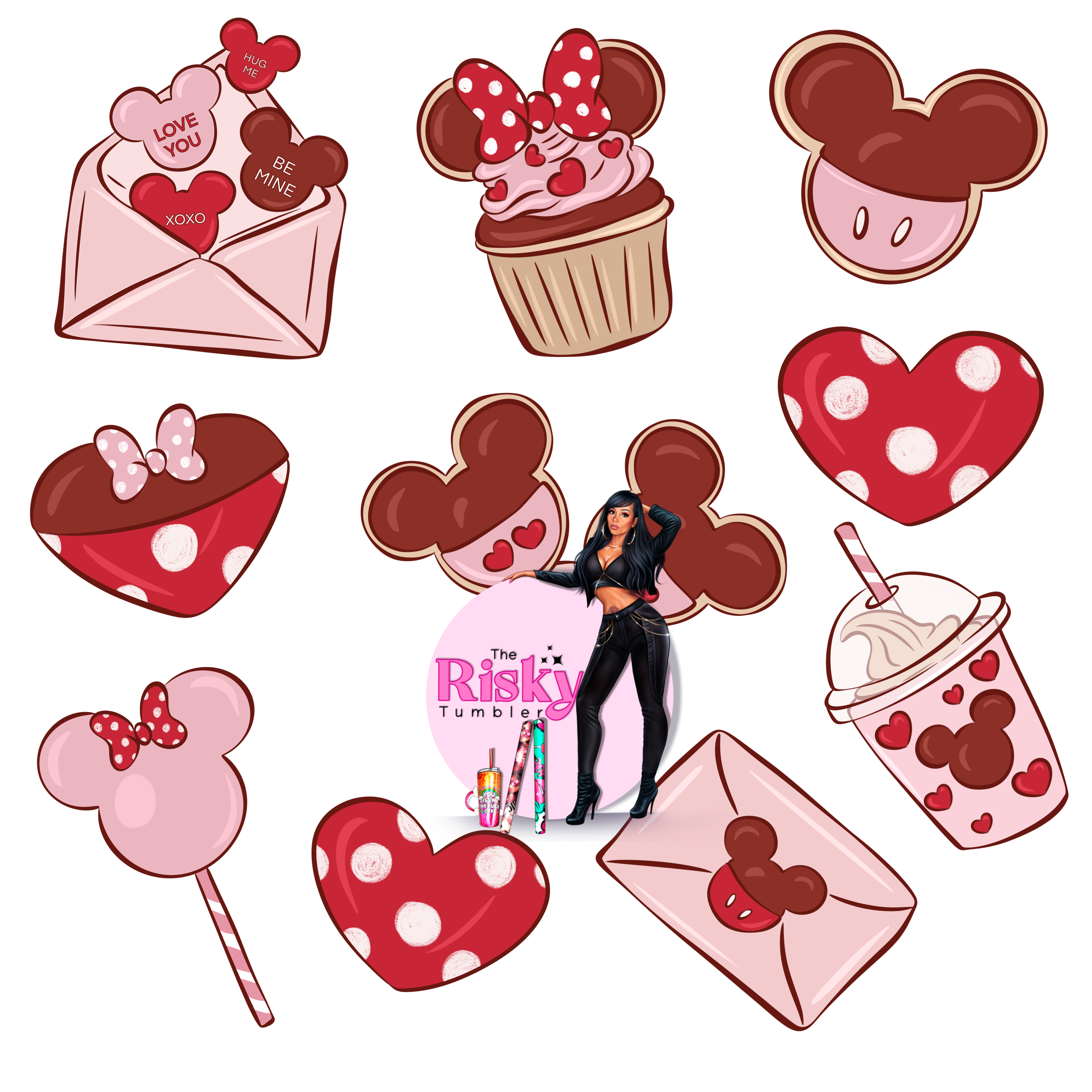 UV DTF 2025 Valentine Cookies (has matching vinyl available)