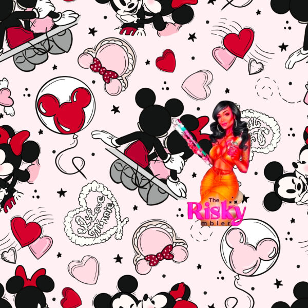 EXCLUSIVE I Love Minnie (has matching decal available)