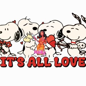 UV DTF Exclusive It's all Love (has matching Vinyl available)