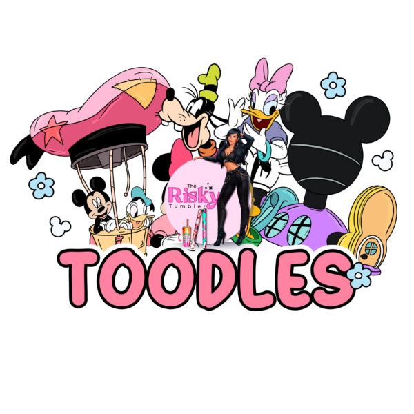 UV DTF Toodles Pink (has matching vinyl available)