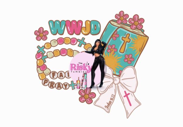 UV DTF WWJD Patches (has matching vinyl available)
