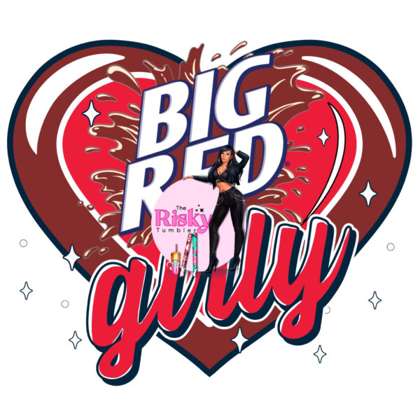 UV DTF Big Red Girly 2"