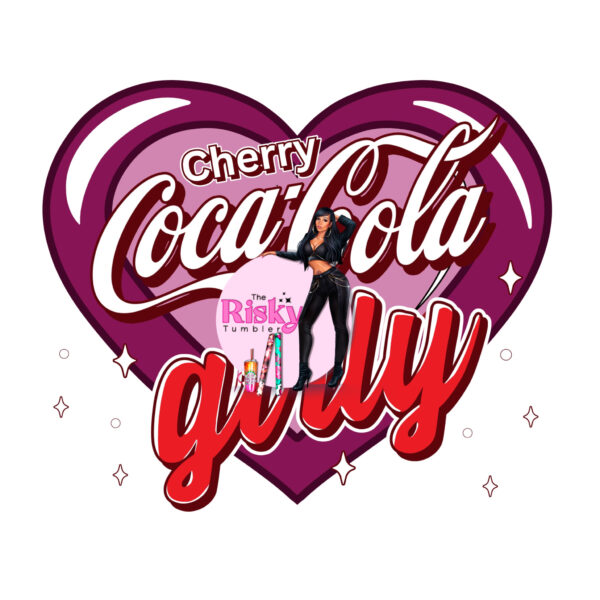 UV DTF Cherry Coke Girly
