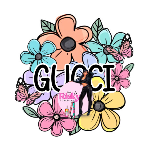 UV DTF GG Bright Floral 2"