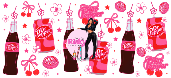 UV DTF Dr. Pepper WRAP
