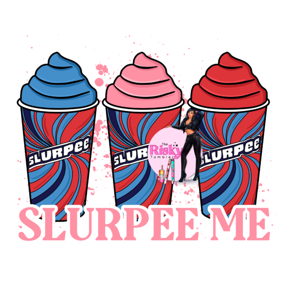 EXCLUSIVE UV DTF Slurpee Me pink