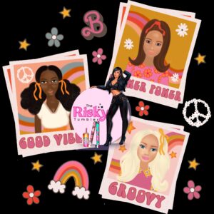 UV DTF Groovy Barbie (has matching vinyl available)