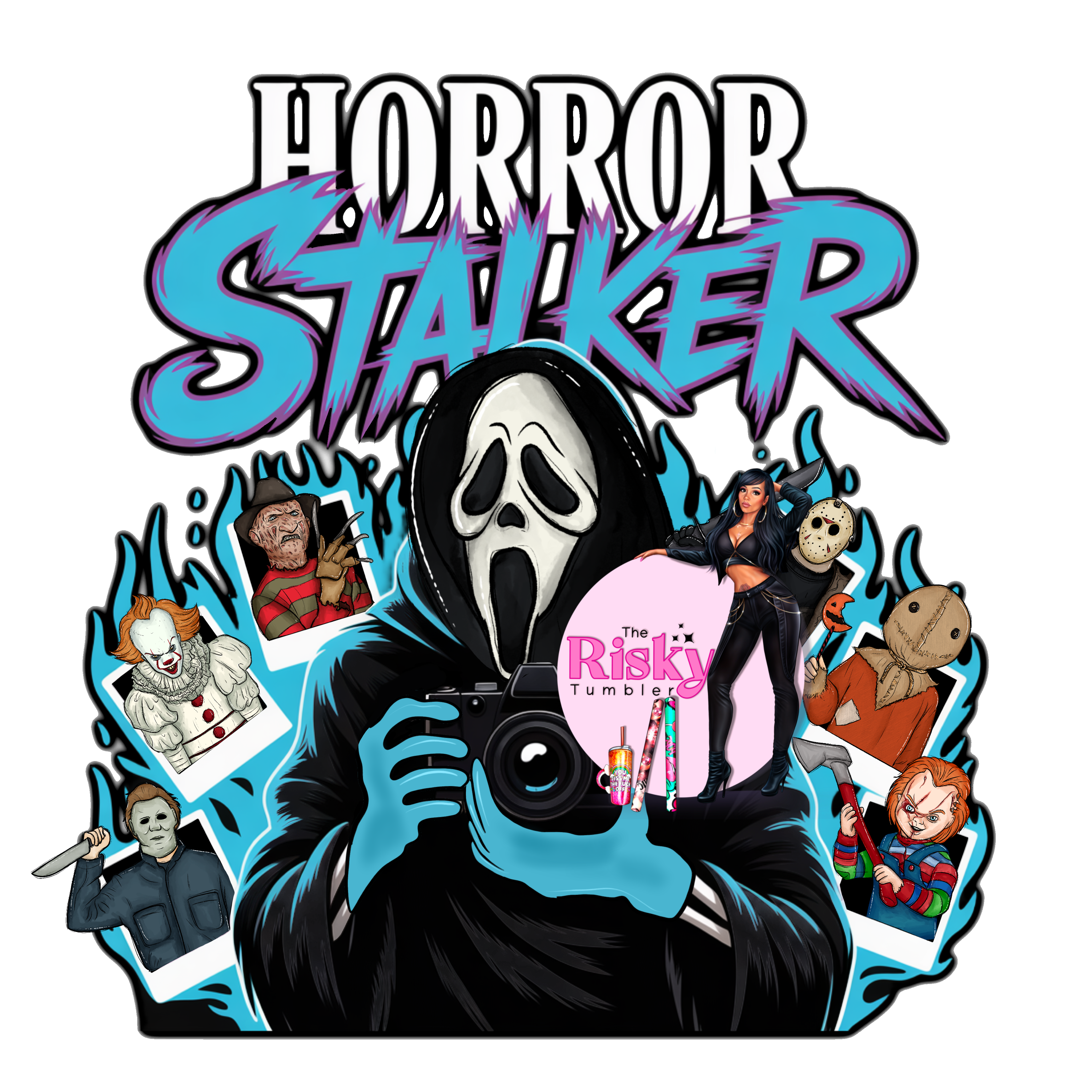 UV DTF Horror Stalker