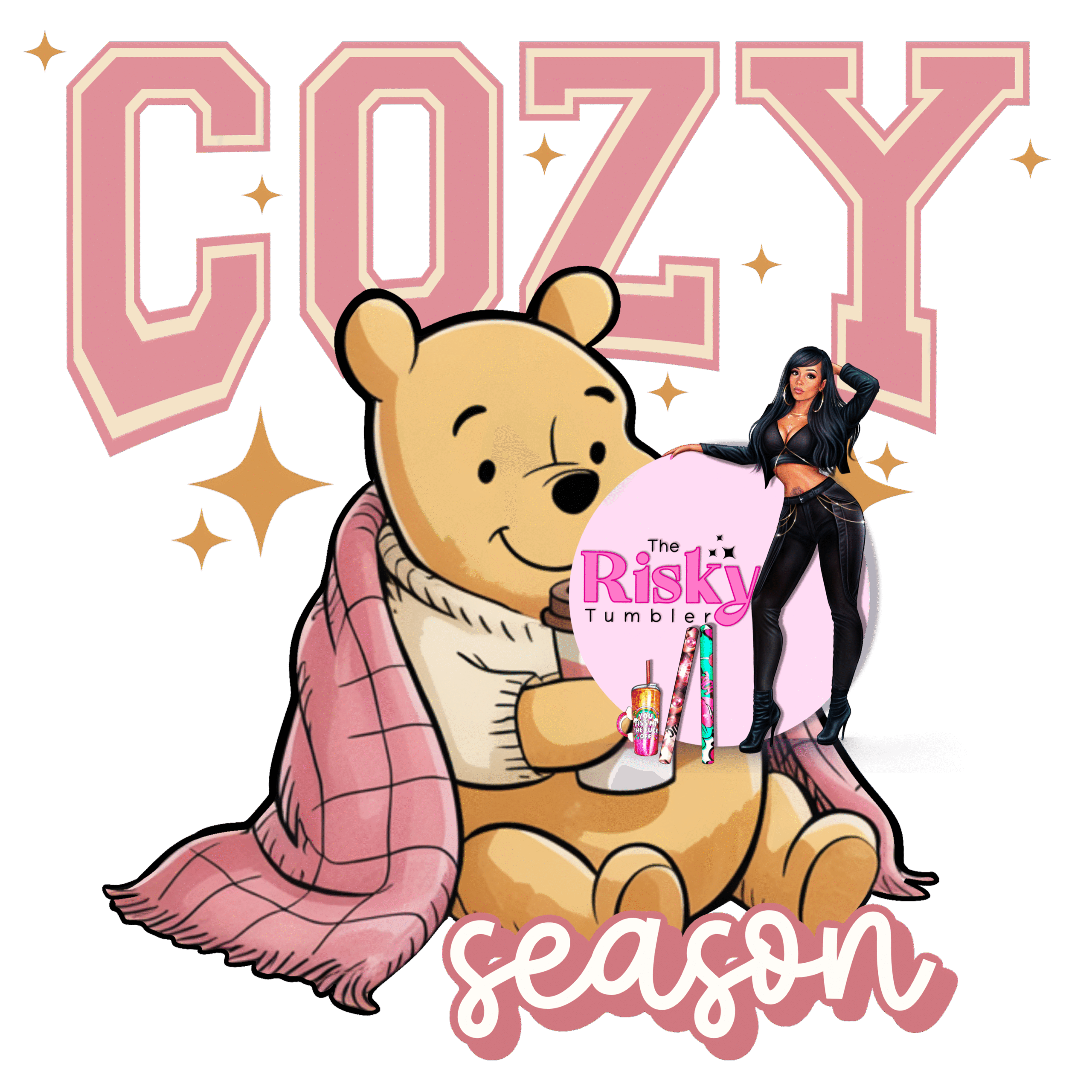 UV DTF Cozy Pooh