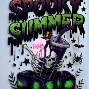 UV DTF Bat Spooky Summer