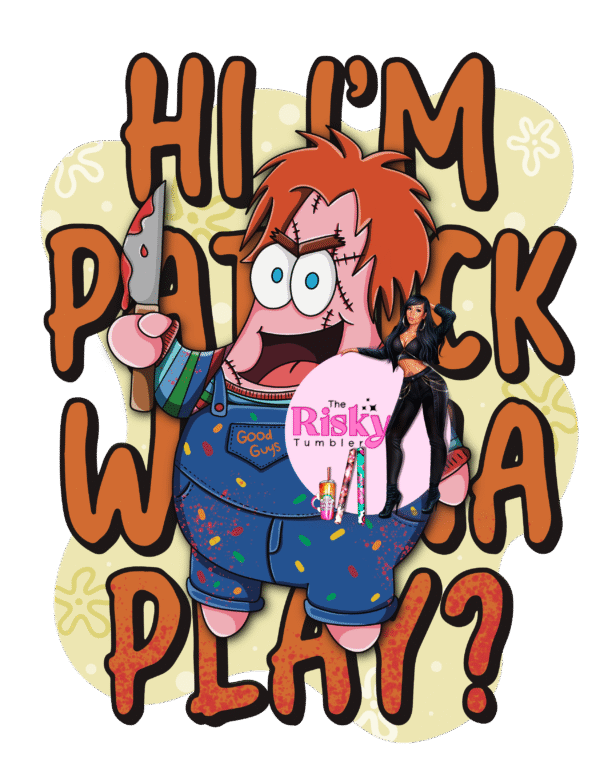UV DTF Wanna Play Patrick 2"