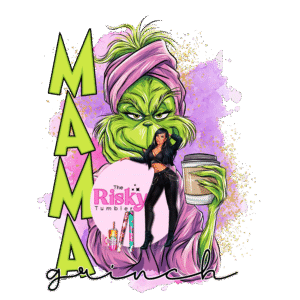 UV DTF Mama Grinch spooky