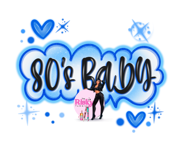 UV DTF 80's Baby Blue