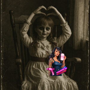 UV DTF Annabelle Heart
