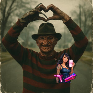UV DTF Freddy Heart