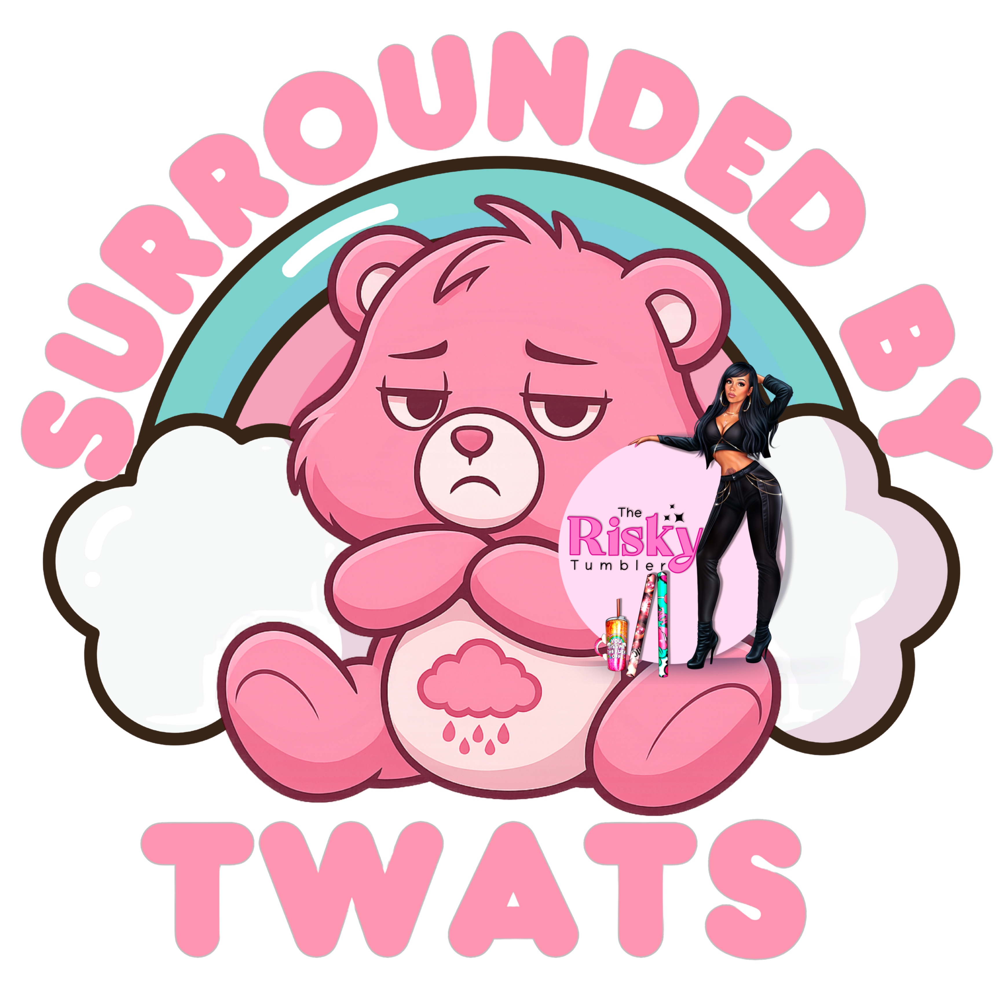 UV DTF Surrounded By
