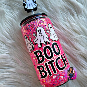 Boo B Glass Can