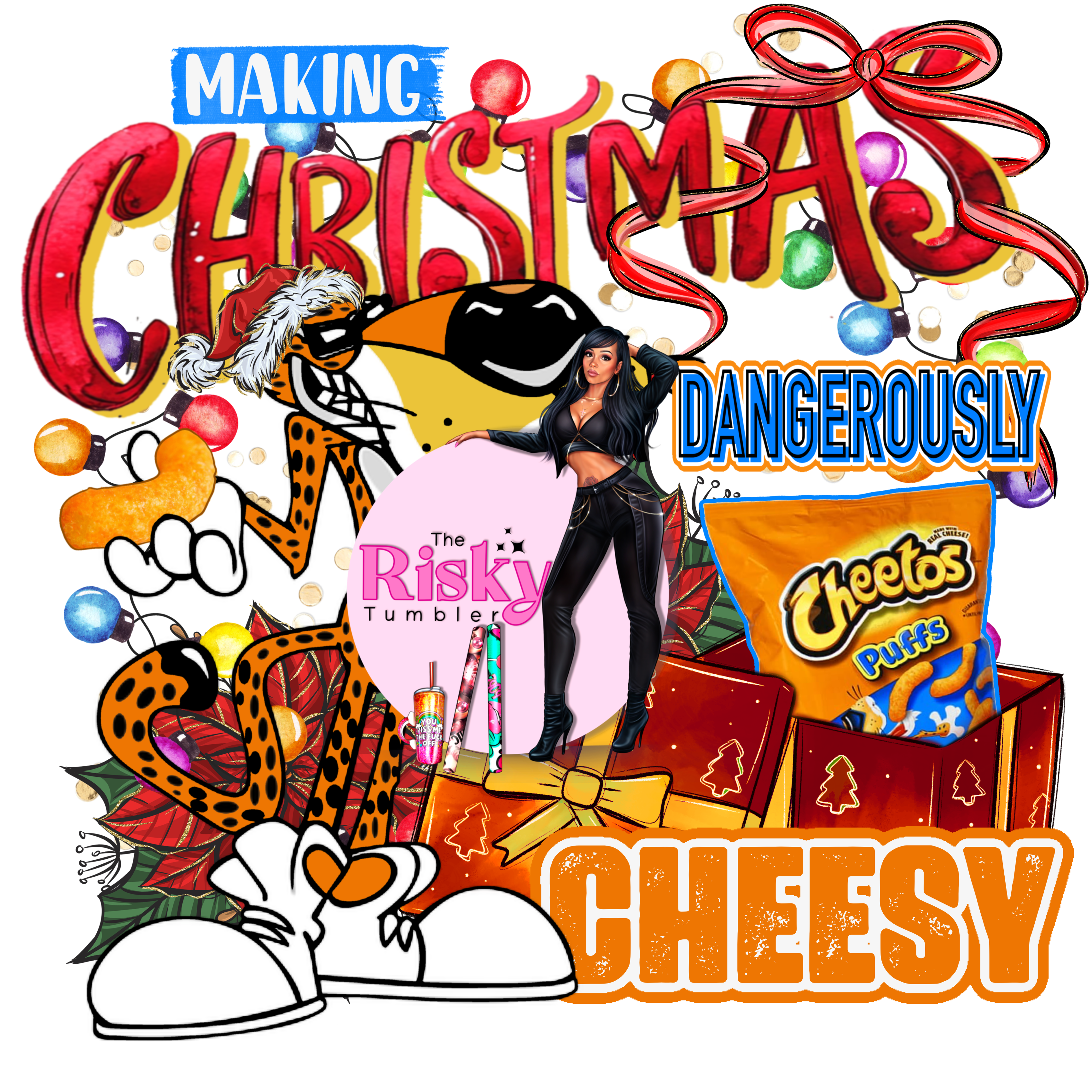 UV DTF Makin Xmas Cheesy