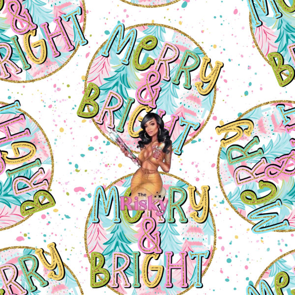 Merry & Bright Pastel (has matching decal available)