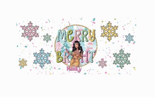 UV DTF Merry & Bright Pastel Wrap 9.50 x 4.5