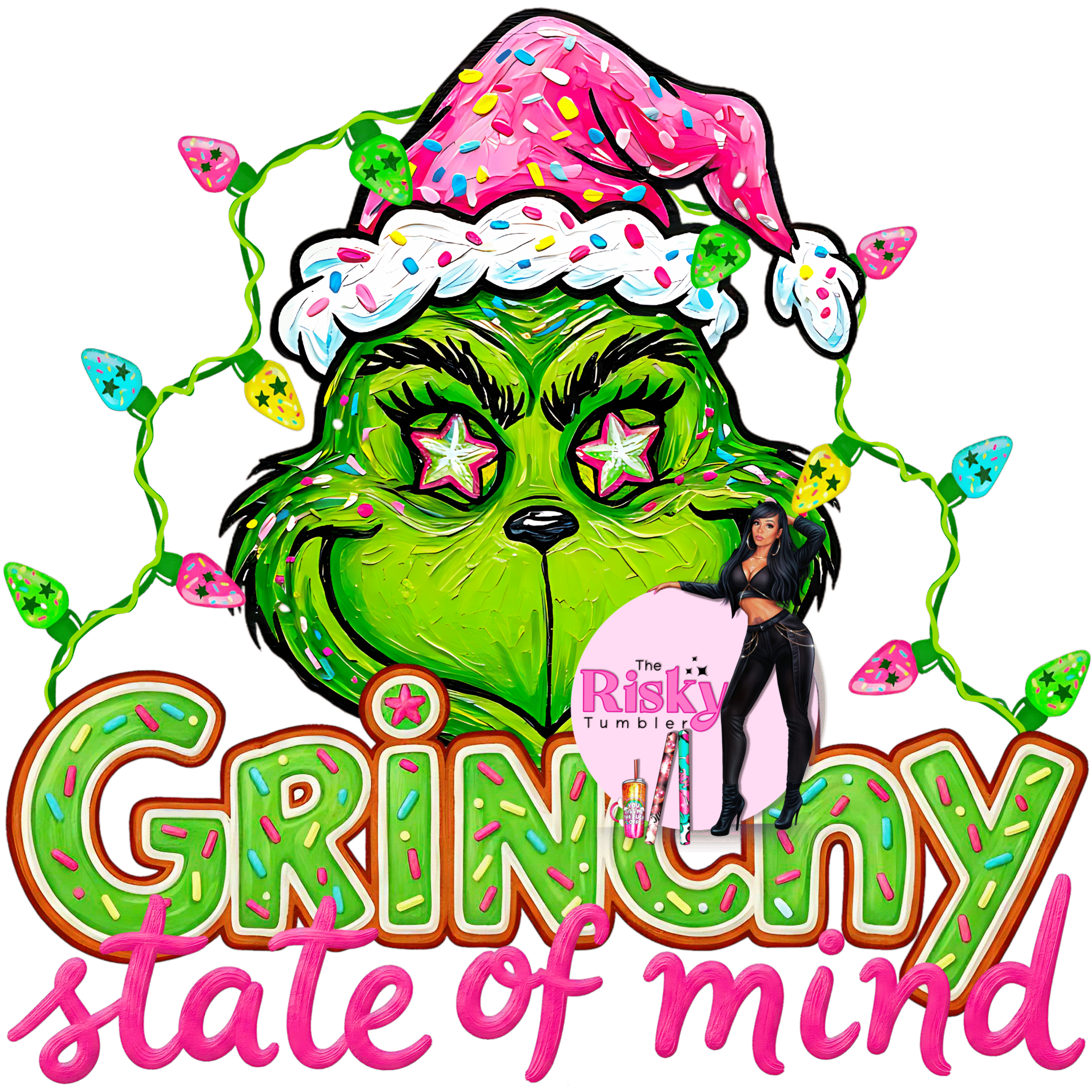 UV DTF State of Mind (has matching vinyl available "Starry Eyed Mean One")