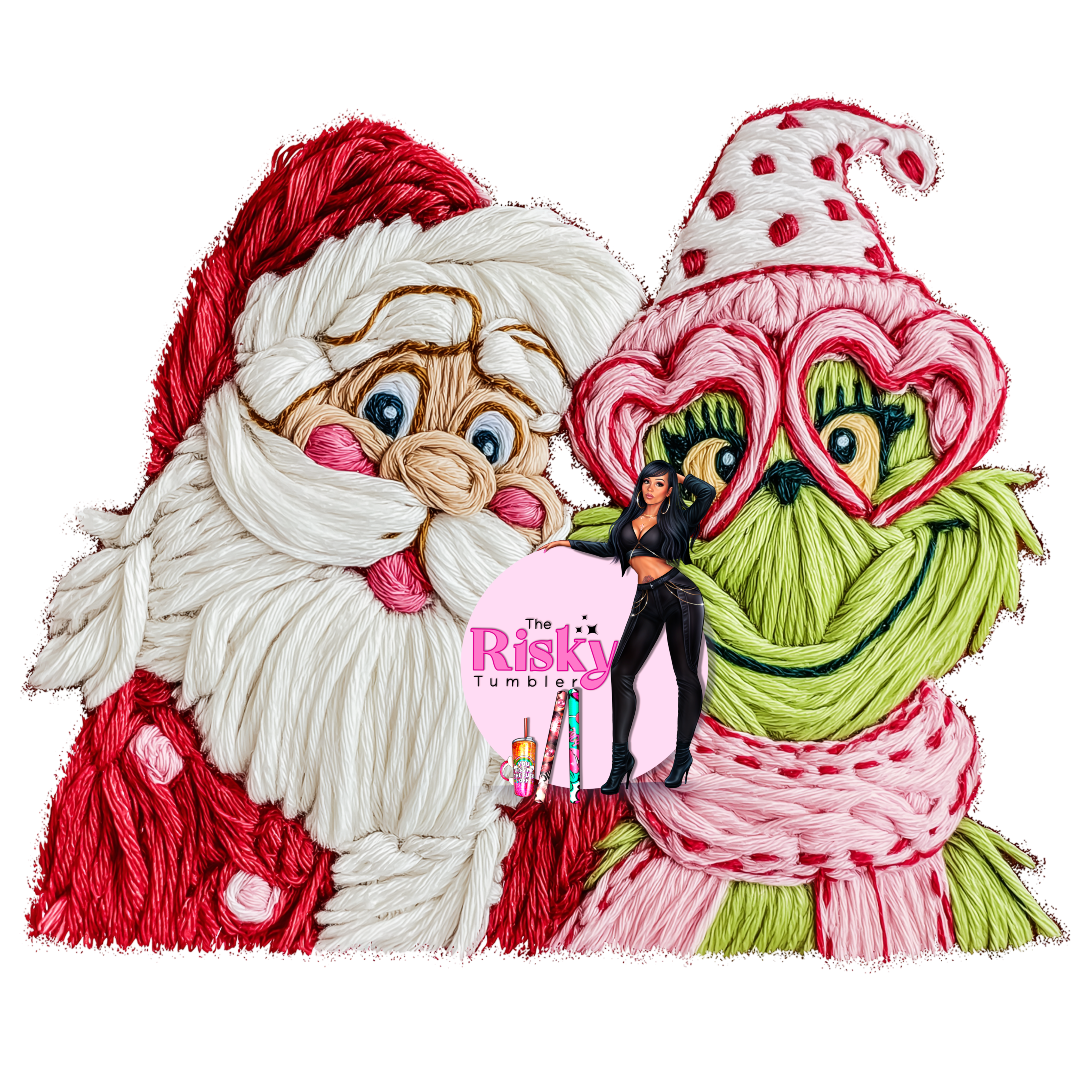 UV DTF Santa ain't as mean as I am