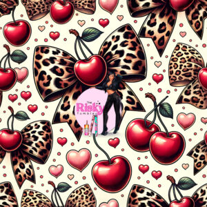 Cherry Cheetah Bows