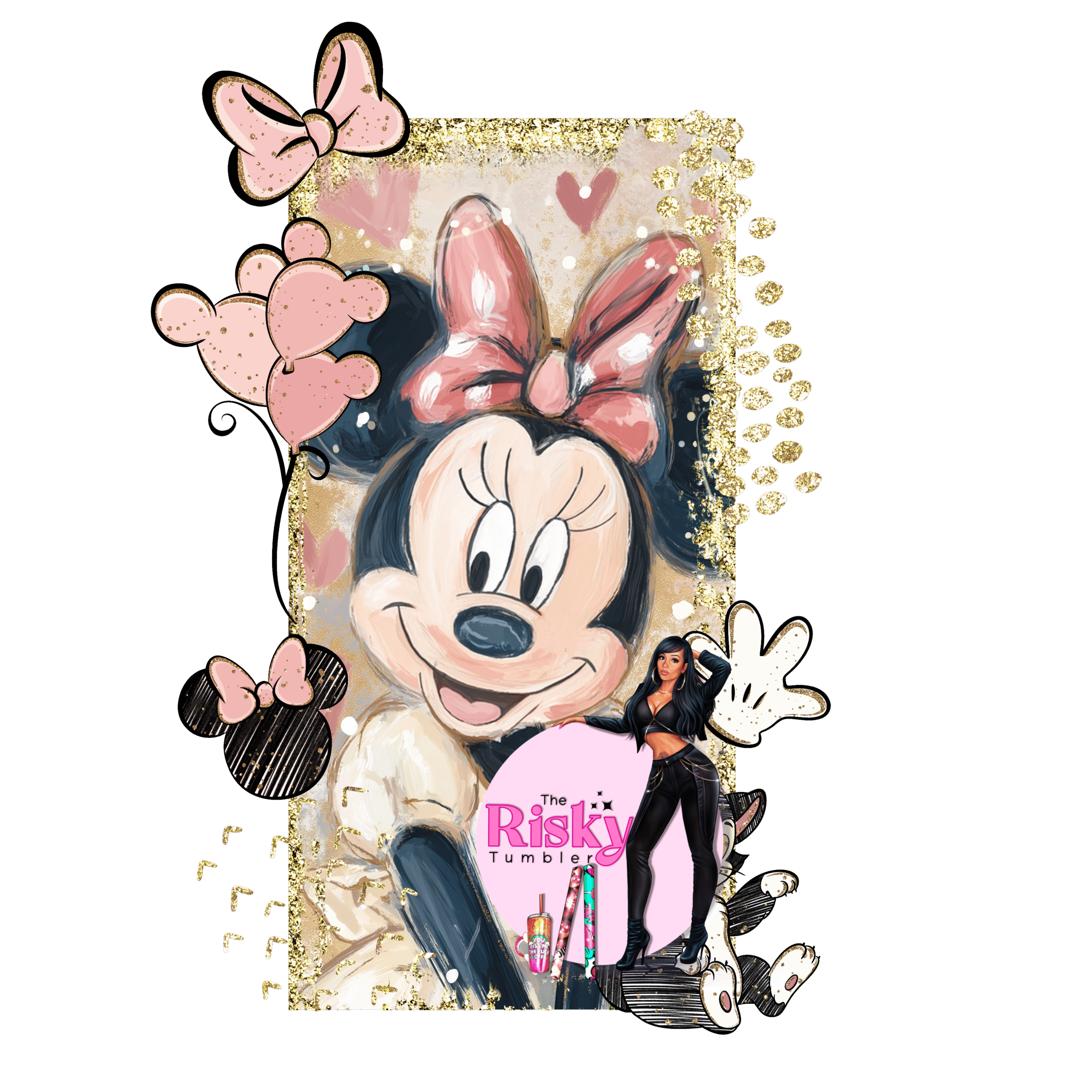 UV DTF Love Like Minnie