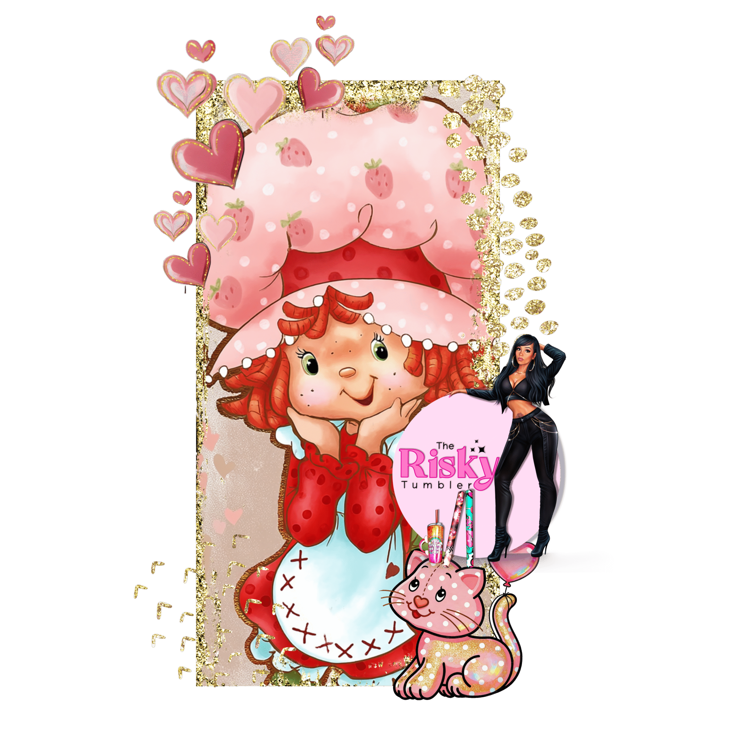 UV DTF Love Like Shortcake