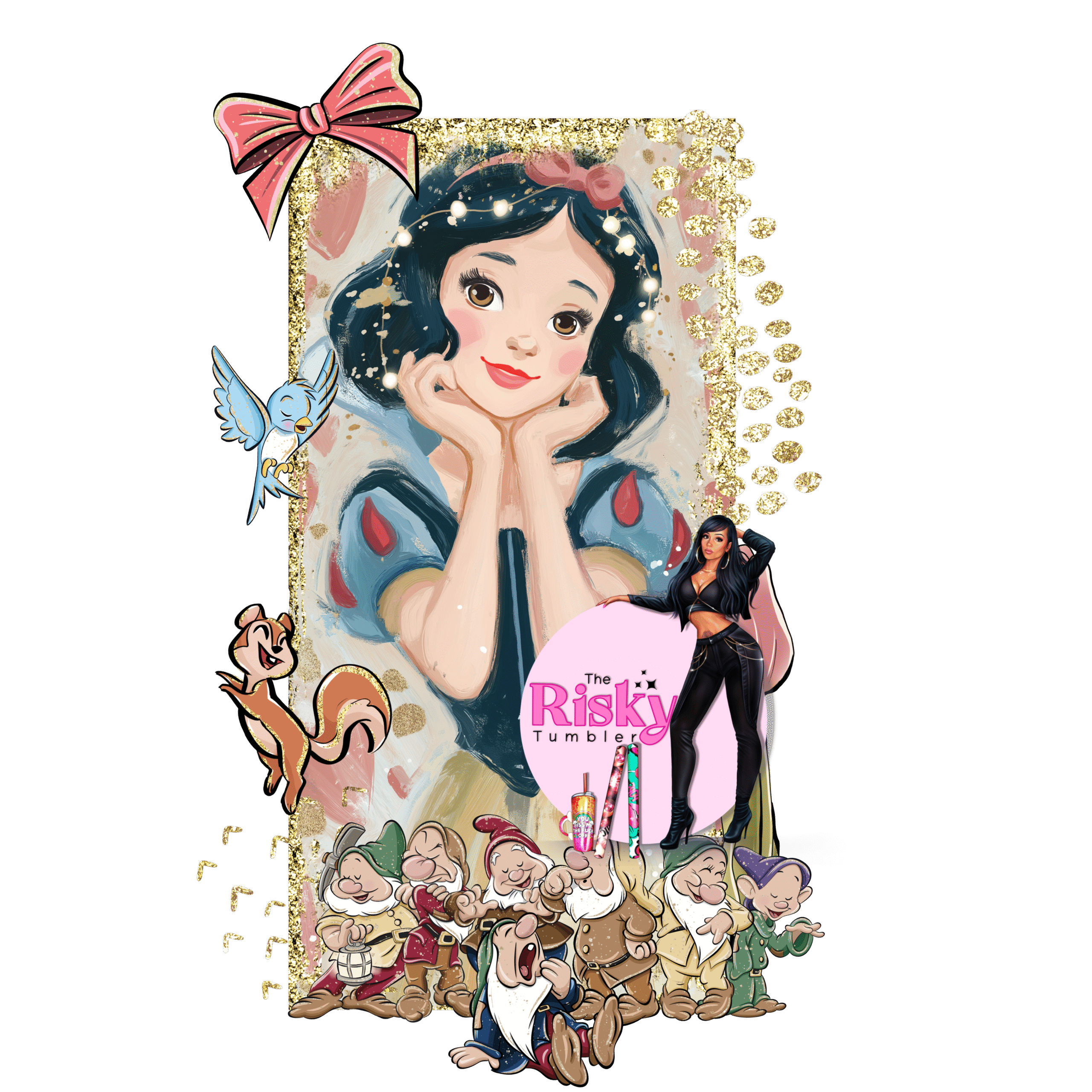 UV DTF Love Like Snow White