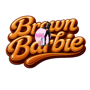 UV DTF Brown Barbie #1 (has matching vinyl available)