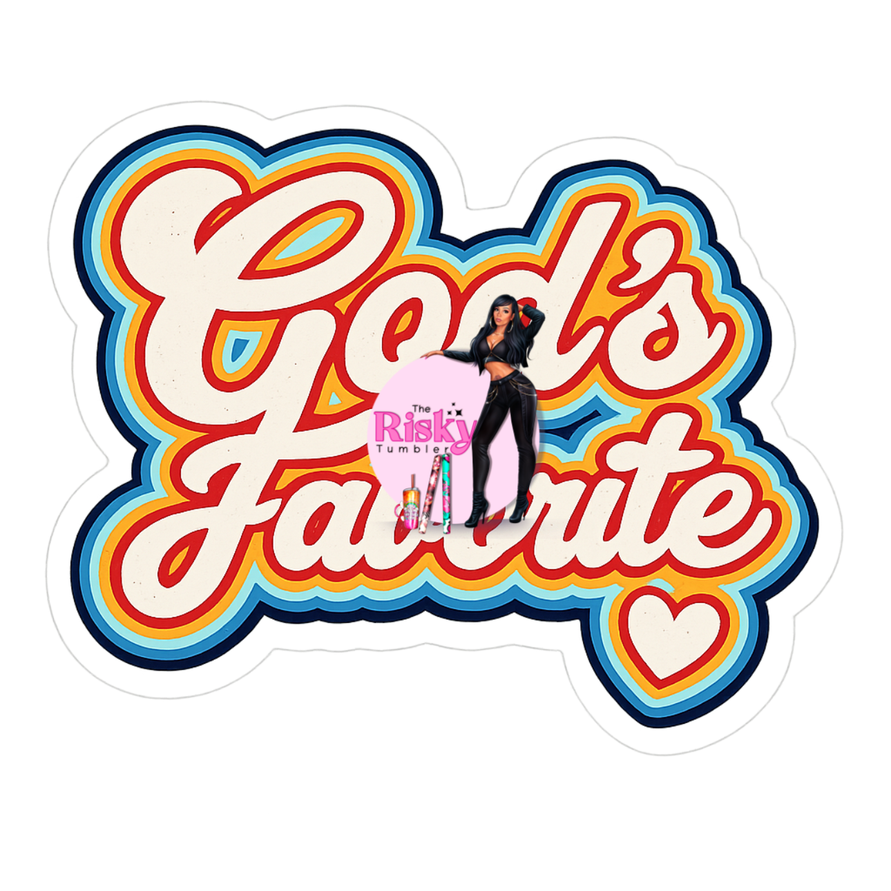 UV DTF God's Favorite (has matching vinyl available)