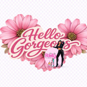 UV DTF Hello Gorge (has matching vinyl available)