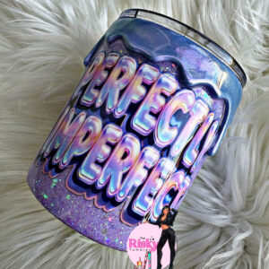 Perfectly Imperfect w/ metallic drip 14oz