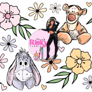 UV DTF Pooh & the Gang Wrap 9.50 x 4.5